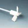 TIGE D'AGITATION EN ACIER INOX REVETEMENT PTFE, A HELICE 3 AILETTES RECTANGULAIRES EN PTFE DIAMETRE 