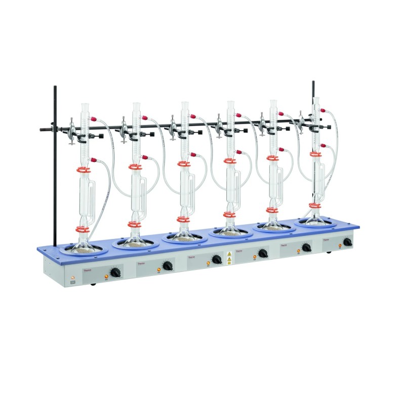RAMPE DE CHAUFFE-BALLONS ELECTROTHERMAL 6 POSTES AVEC AGITATION