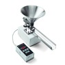 TREMIE D'ALIMENTATION A VIBRATIONS FRITSCH LABORETTE 24 AVEC GOULOTTE ET ENTONNOIR.