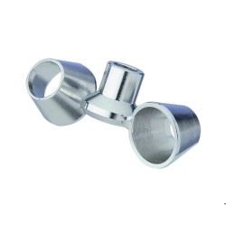 TIGE D'AGITATION EN INOX 10 x 500 mm, HELICE A 3 CONES EN POM DIAMETRE 80 mm, HEIDOLPH VISCOJET