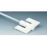TIGE D'AGITATION EN INOX REVETEMENT PTFE 16 x 800 mm, A PALE FORME ANCRE EN PTFE DIAMETRE 150 mm