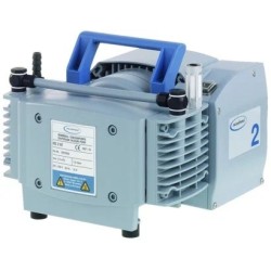 POMPE A MEMBRANE VACUUBRAND MZ 2DNT NOMBRE D'ETAGES 2 DEBIT 2,3 / 2,5 m3/h VIDE LIMITE 4 mbar
