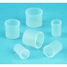 BOUCHON EN SILICONE POUR TUBE A ESSAI DIAMETRE EXTERNE 18 MM PAR 50