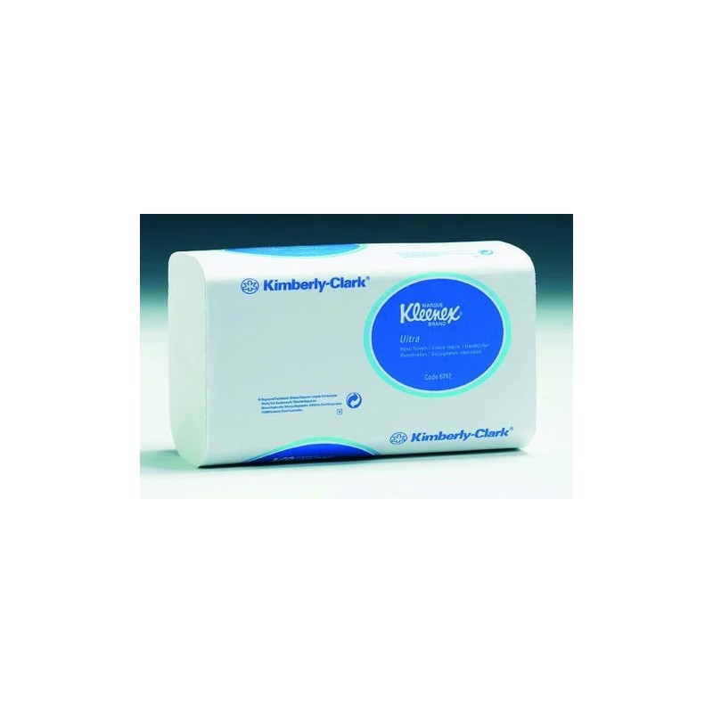 ESSUIE-MAINS KLEENEX ULTRA 1 PLI 217 x 210 mm PAR CARTON DE 15 BOITES DE 186, PRIX A LA BOITE