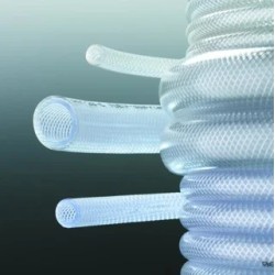 TUYAU EN PVC TRANSLUCIDE RENFORCE DIAMETRE 4 x 10 mm, A COMMANDER PAR 5m, PRIX AU METRE (LONGUEUR MAX PAR COURONNE 50 m)