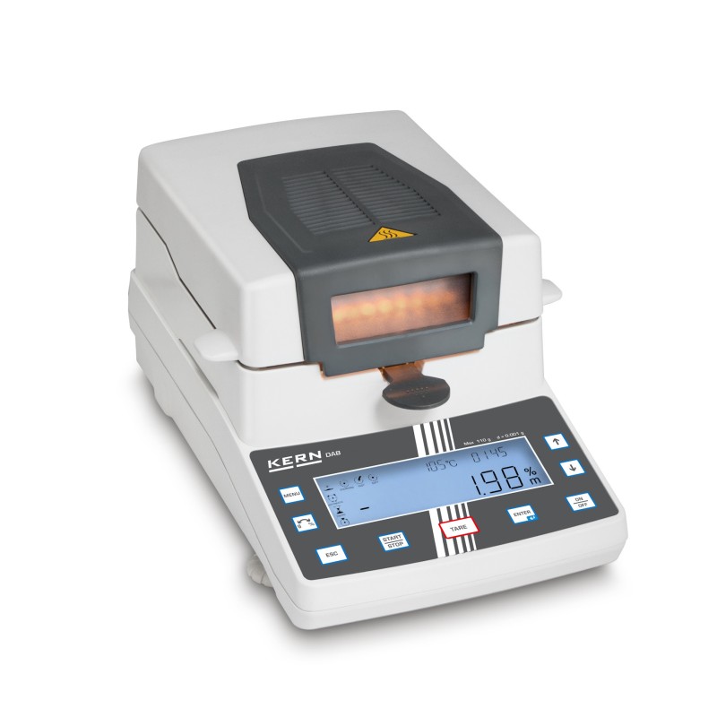 DESSICATEUR HALOGENE KERN DAB 200-2 PORTEE 200 g LECTURE 0,001g, T° max. 199°C