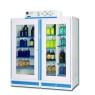 ARMOIRE FILTRANTE HAUTE TRIONYX AF22+, 1 PORTE VITREE, 2 COMPARTIMENTS, LIVREE AVEC 8 ETAGERES ET 2 BACS DE RETENTION 