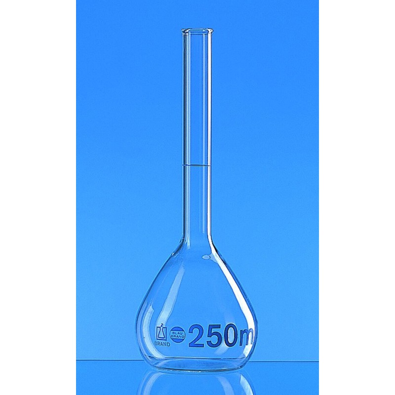 FIOLE JAUGEE EN VERRE DURAN A COL LISSE CLASSE A BLAUBRAND 10 ml PAR 2