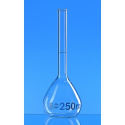 FIOLE JAUGEE EN VERRE DURAN A COL LISSE CLASSE A BLAUBRAND 100 ml PAR 2
