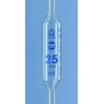 PIPETTE JAUGEE EN VERRE CLASSE AS BLAUBRAND® 2 TRAITS BLEUS 15 ml