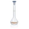 FIOLE JAUGEE BLAUBRAND® ETERNA A COL RODE, CLASSE A, AVEC BOUCHON EN POLYPROPYLENE
