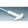 TIGE D'AGITATION EN INOX REVETU PTFE 8 x 350 mm, PALE DEMI-LUNE PTFE DIAMETRE 65 mm, POUR RODAGE 24/29