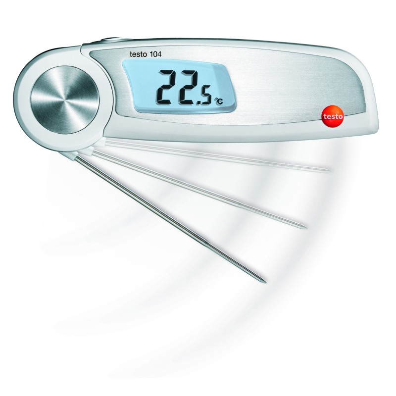 THERMOMETRE INFRAROUGE DE PENETRATION TESTO 104-IR BT AVEC CONNEXION A L'APP