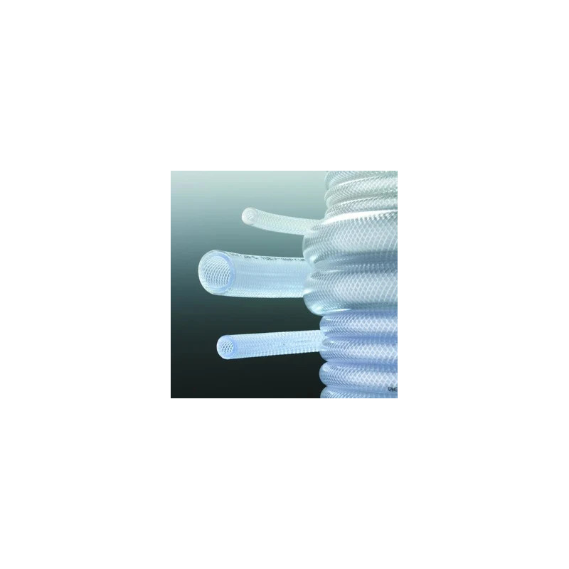 TUYAU EN PVC TRANSLUCIDE RENFORCE DIAMETRE 4 x 10 mm, COURONNE DE 4 m