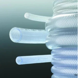 TUYAU EN PVC TRANSLUCIDE RENFORCE DIAMETRE 16 x 24 mm, COURONNE DE 4 m