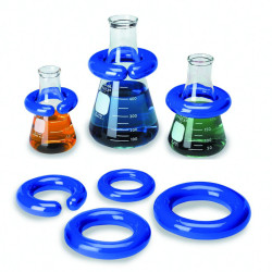 ANNEAU DE LESTAGE, EN PLOMB RECOUVERT DE VINYLE FORME EN C POUR FLACONS DE 500 A 2000 ML, DIA. INT. 54 MM