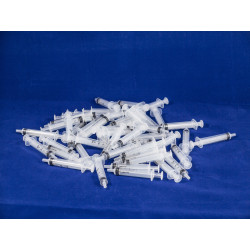 SERINGUE A USAGE UNIQUE LLG 5 ml NON STERILE AVEC JOINT (3 PIECES), EMBOUT LUER EN VRAC PAR 500