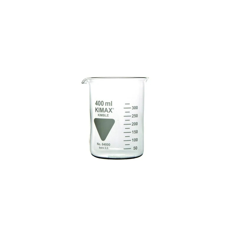 BECHER EN VERRE BOROSILICATE FORME BASSE 100 ml PAR 10