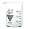 BECHER EN VERRE BOROSILICATE FORME BASSE 100 ml PAR 10