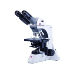 MICROSCOPE BINOCULAIRE MOTIC BA 410E POUR ANALYSE DE ROUTINE, AVEC 4 OBJECTIFS PLAN : 4X, 10X, 40X, 100X, 50W