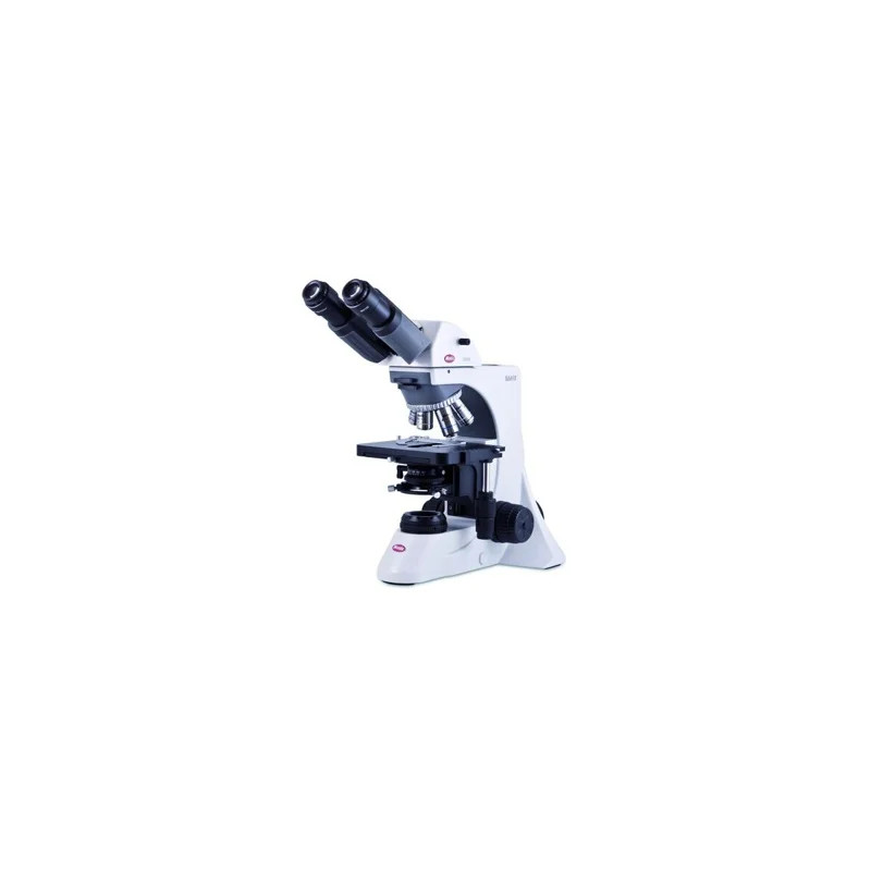 MICROSCOPE BINOCULAIRE MOTIC BA 410E POUR ANALYSE DE ROUTINE, AVEC 4 OBJECTIFS PLAN : 4X, 10X, 40X, 100X, 100W