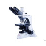 MICROSCOPE TRINOCULAIRE MOTIC BA 410E POUR ANALYSE DE ROUTINE, AVEC 4 OBJECTIFS PLAN : 4X, 10X, 40X, 100X, 100W