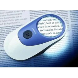 LOUPE ECLAIRANTE POWERLUX ECLAIRAGE PAR 2 LED GROSSISSEMENT 5X LENTILLE DIAMETRE 58 mm