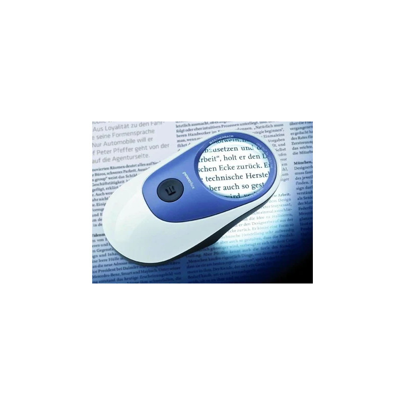 LOUPE ECLAIRANTE POWERLUX ECLAIRAGE PAR 2 LED GROSSISSEMENT 5X LENTILLE DIAMETRE 58 mm