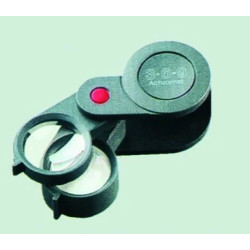 LOUPE PLIANTE GROSSISSEMENT 9 X ACHROMATIQUE