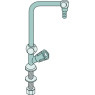 ROBINET EAU FROIDE COL DECYGNE POUR BENITIER SUR DOSSERET