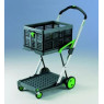 CHARIOT DE LABORATOIRE PLIABLE MULTI FONCTIONS CLAX MOBIL COMFORT AVEC UNE CAISSE CLAX DE 46 LITRES
