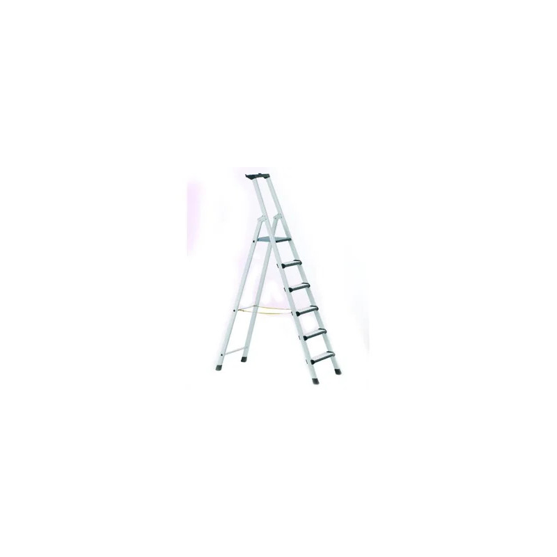 ESCABEAU AVEC PLATFORME 6 MARCHES, HAUTEUR MARCHE SUPERIEURE 1320 mm