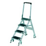 ESCABEAU PETITE TAILLE 3 MARCHES, HAUTEUR MARCHE SUPERIEURE 700 mm