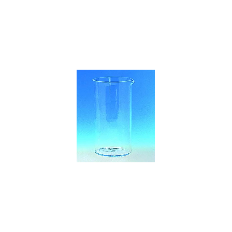 BECHER EN QUARTZ FORME HAUTE AVEC BEC VERSEUR 50 ml