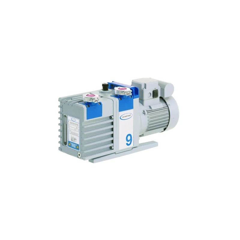 POMPE A PALETTE VACUUBRAND RZ 9 BI ETAGEE DEBIT 8,9/10,2 m3/h VIDE LIMITE 0,002 mbar