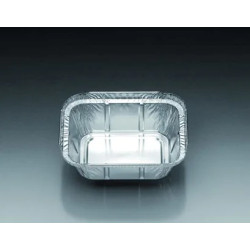 BARQUETTE EN ALUMINIUM, 103 x 128 x 34 mm, 250 ml PAR 100
