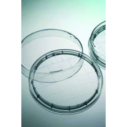 BOITE DE PETRI POUR CONTACT SURFACE EN POLYSTYRENE STERILE PAR IRRADIATION, A FOND PLAT 65 x 14,5 mm, AVEC 3 ERGOTS, PAR 720