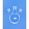 BALLON EN VERRE DURAN FOND ROND TRICOL RODE RODAGE CENTRAL 29/32, LATERAUX INCLINES 14/23