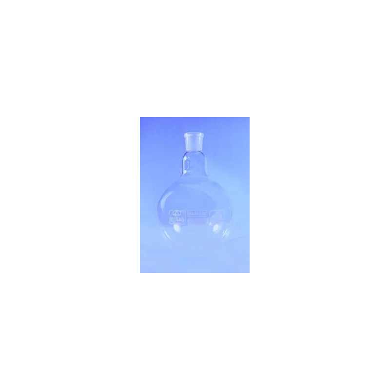 BALLON EN VERRE BOROSILICATE FOND ROND COL RODE 14/23
