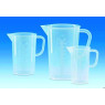 BECHER EN POLYPROPYLENE VITLAB AVEC POIGNEE, GRADUATIONS EN RELIEF ET BEC VERSEUR