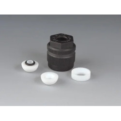 BOUCHON A VIS EN PPS A ROTULE PIVOTANTE EN PTFE GL25 POUR TUBE