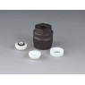 BOUCHON A VIS EN PPS A ROTULE PIVOTANTE EN PTFE GL25 POUR TUBE
