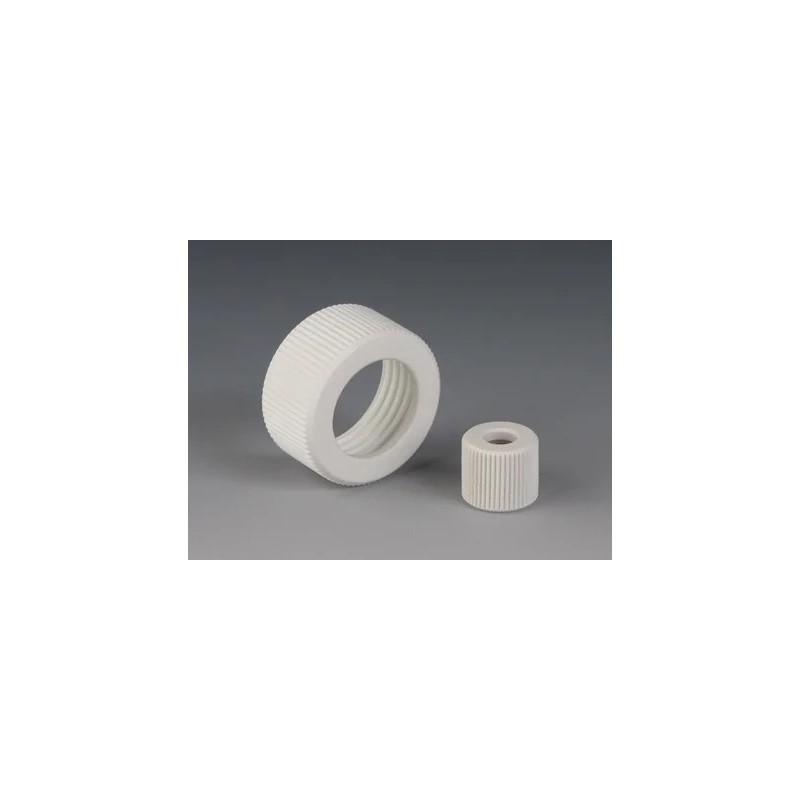 BOUCHON A VIS EN PTFE AVEC OUVERTURE CENTRALE