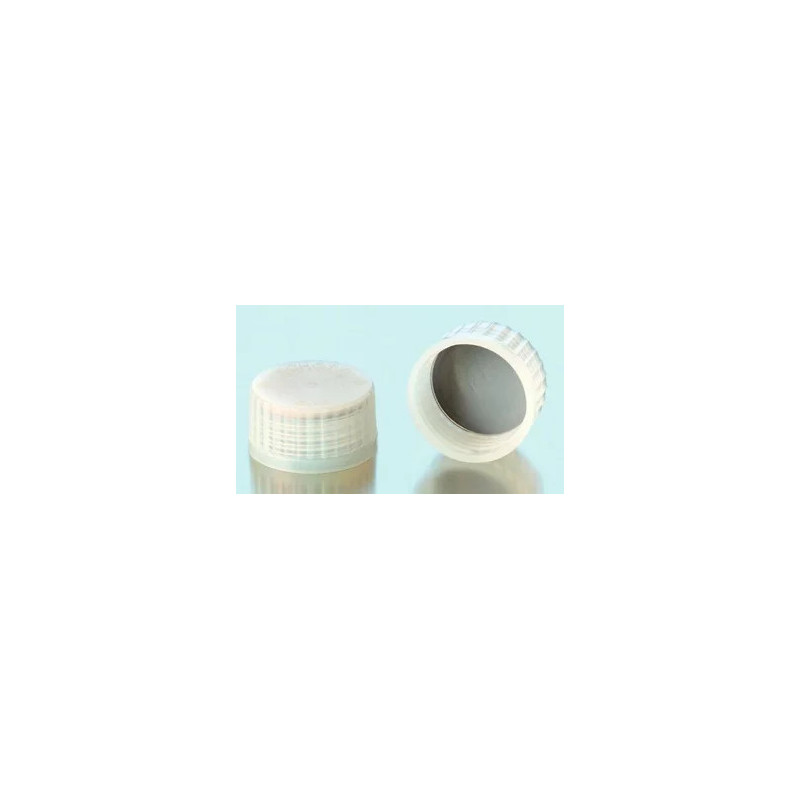 BOUCHON A VIS EN FLUOROPOLYMERE TPCH, AVEC JOINT PTFE PAR 5