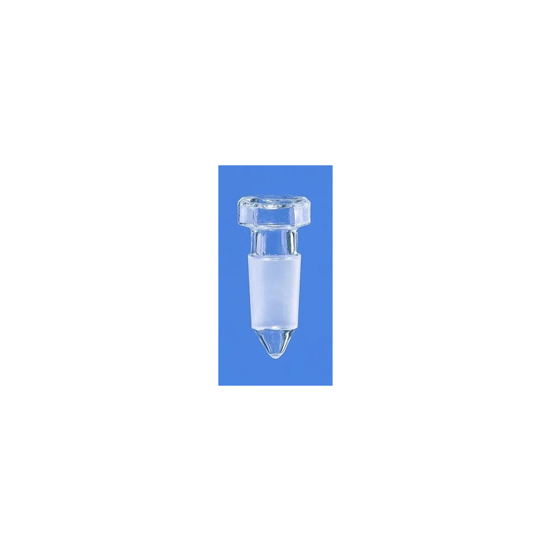 BOUCHON A TETE HEXAGONALE EN VERRE DURAN A RODAGE