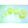 BOUCHON CONIQUE EN SILICONE, AVEC 1 PERFORATION