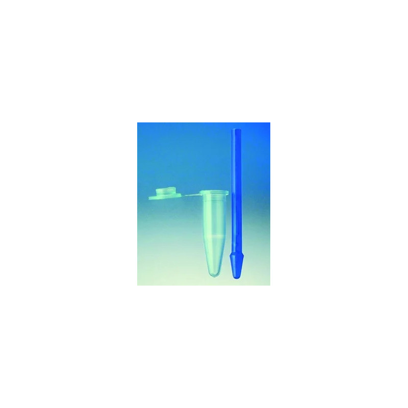 PILON EN POLYPROPYLENE A USAGE UNIQUE POUR TUBES 0,5 ml PAR 100