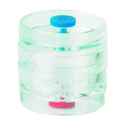 CASSETTE  DE PRELEVEMENT D'AIR, PP IMPREGNE DE CARBONE, 4 ETAGES AVEC FILTRE MCE DIAMETRE 37 mm 0,45 µm PAR 50