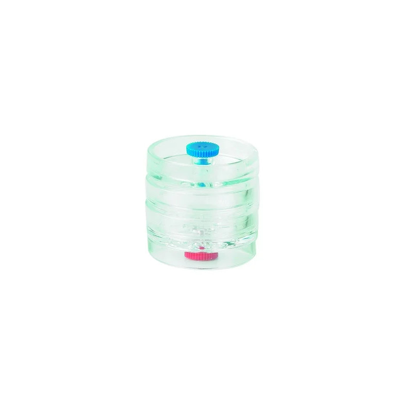 CASSETTE  DE PRELEVEMENT D'AIR, PP IMPREGNE DE CARBONE, 4 ETAGES AVEC FILTRE MCE DIAMETRE 37 mm 0,45 µm PAR 50
