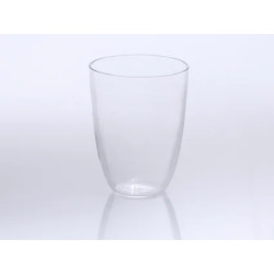 CREUSET EN SILICE (QUARTZ) TRANSPARENTE FORME HAUTE SANS COUVERCLE